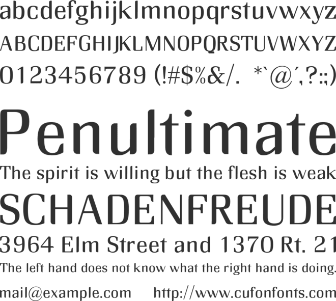 RM Midserif font preview