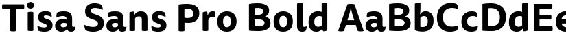 Tisa Sans Pro Bold font