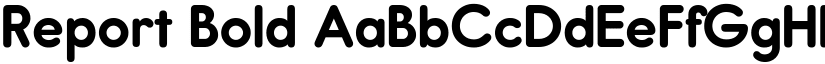 Report Bold font