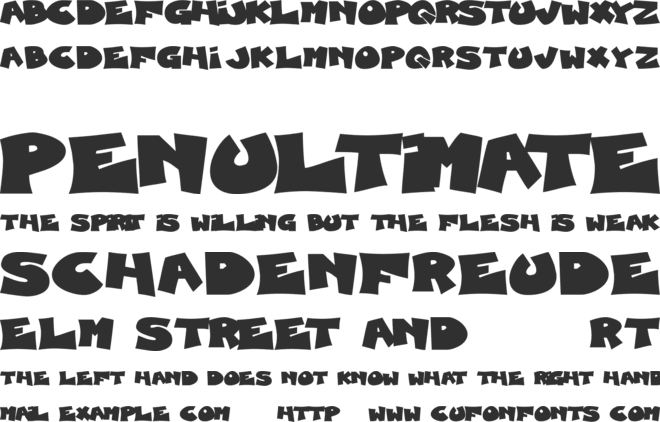 Blueberry Foxhound font preview