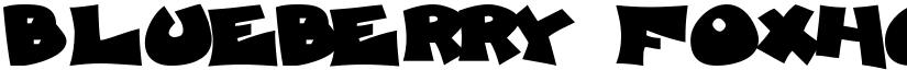 Blueberry Foxhound font