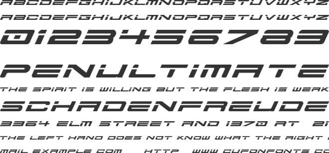 AusPROBE font preview