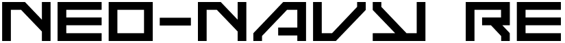 Neo-Navy Regular font