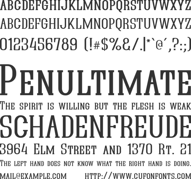Quastic Kaps font preview