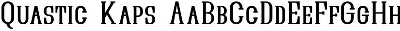 Quastic Kaps font