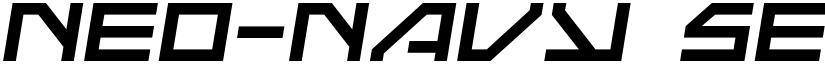 Neo-Navy Semi-Italic Semi-Italic font
