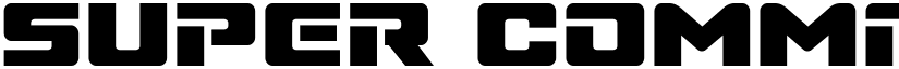 Super Commando Regular font