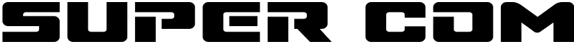 Super Commando Expanded Expanded font