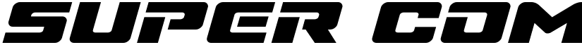 Super Commando Expanded Italic Expanded Italic font