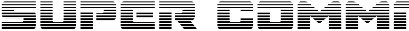 Super Commando Gradient Regular font