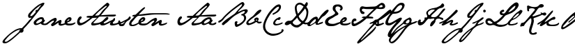 JaneAusten font
