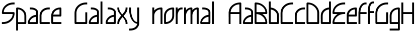 Space_Galaxy normal font