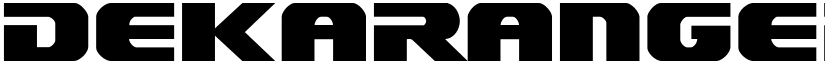 Dekaranger font download