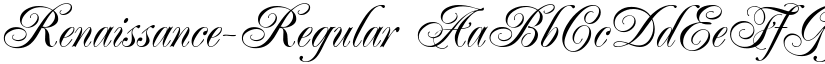 Renaissance-Regular font
