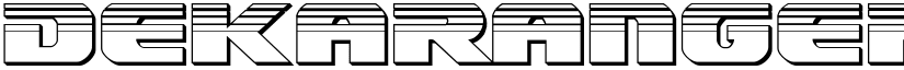 Dekaranger Chrome Regular font