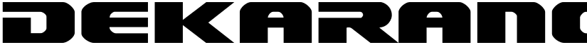 Dekaranger Expanded Expanded font