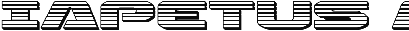 Iapetus Chrome Regular font