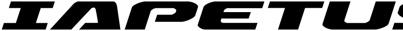 Iapetus Expanded Italic Expanded Italic font