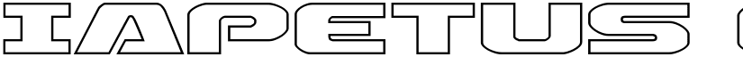 Iapetus Outline Regular font