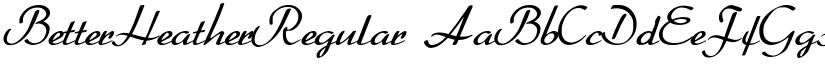 BetterHeatherRegular font