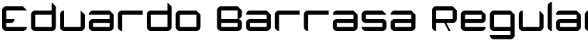 Eduardo Barrasa Regular font