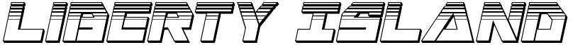 Liberty Island Chrome Italic Italic font