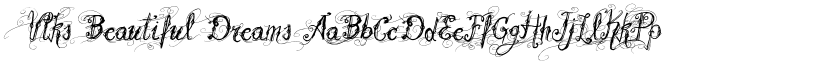 Vtks Beautiful Dreams font