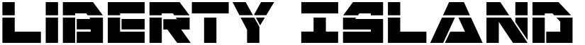 Liberty Island Laser Regular font