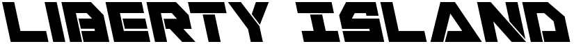 Liberty Island Leftalic Italic font