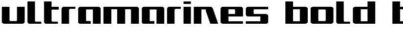 Ultramarines Bold Bold font