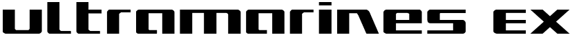 Ultramarines Expanded Expanded font