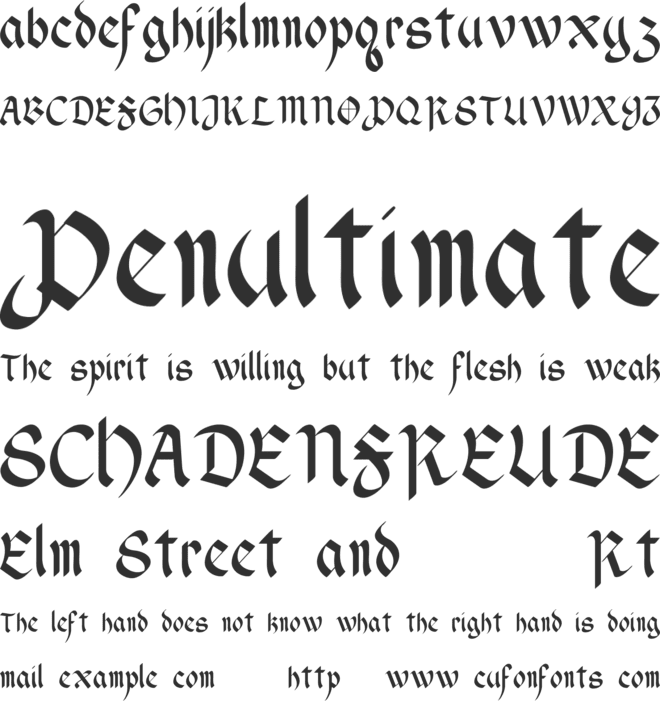 Wendell v1 font preview