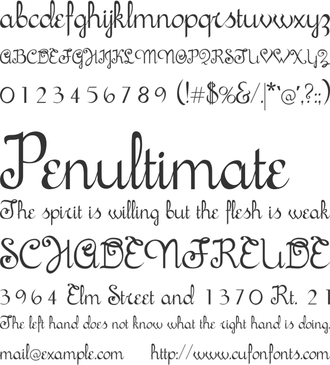 Sachiko font preview