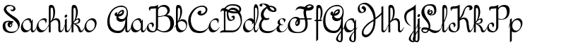 Sachiko font