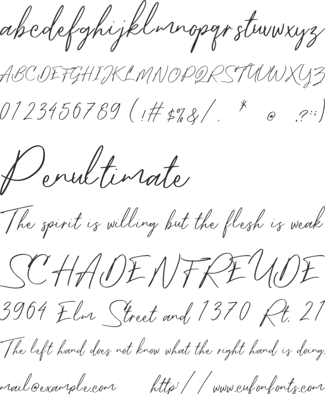 Monttocks font preview