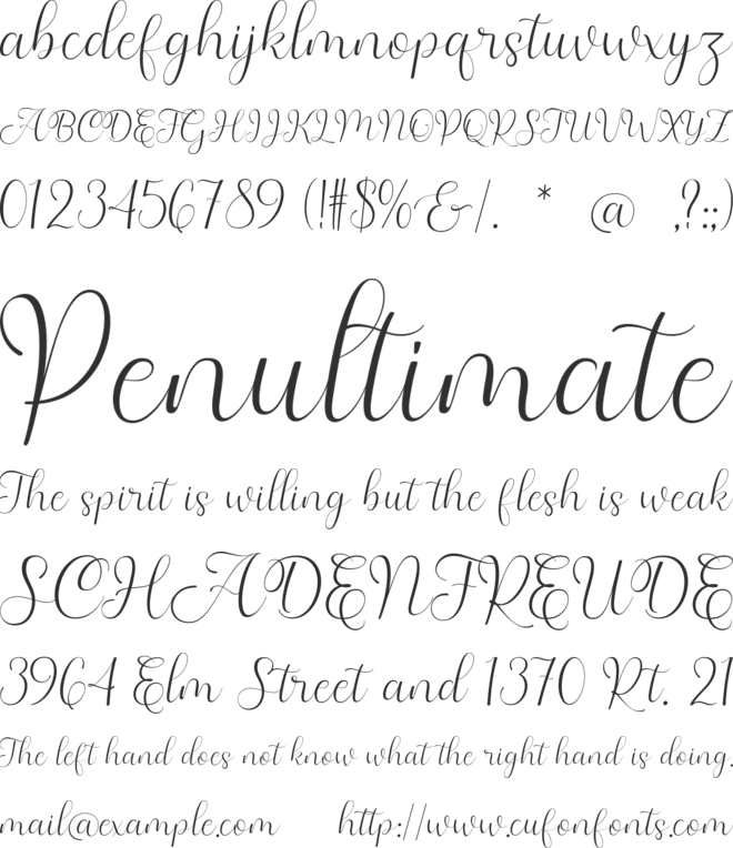 Arttyne font preview