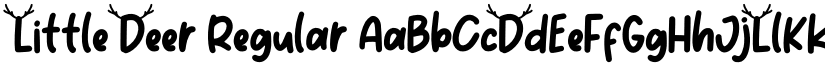Little Deer Regular font