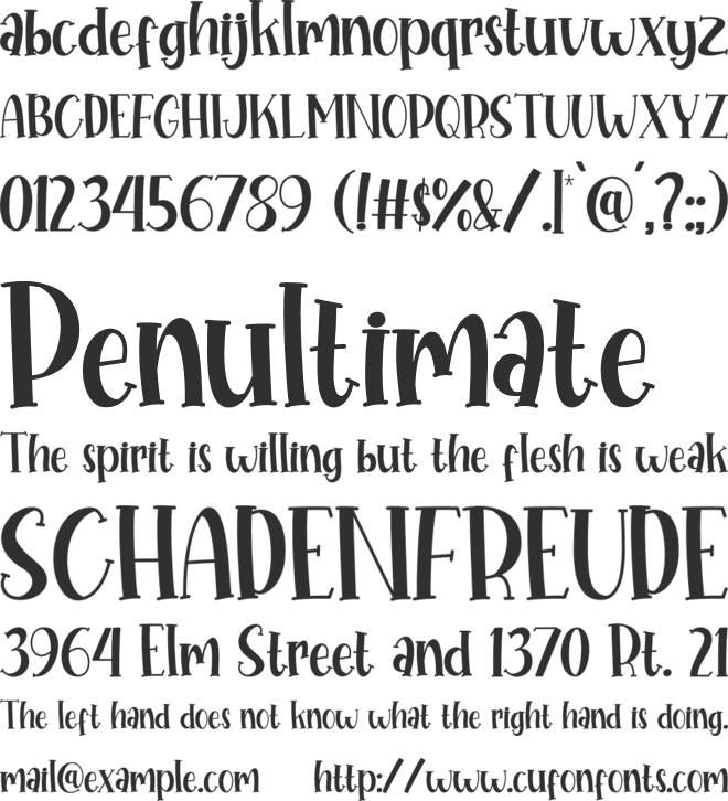 Hopeful Christmas Solid font preview