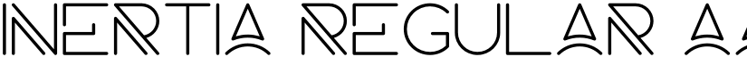 Inertia Regular font