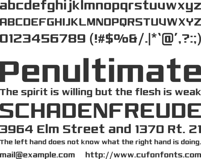 Monkirta Pursuit NC font preview