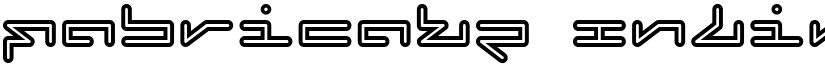 Fabricate Inline font
