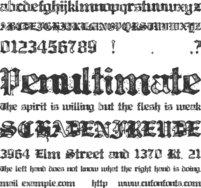 Bill Hicks font preview