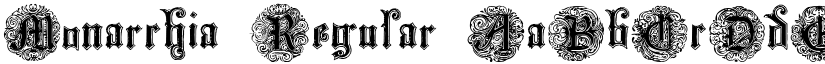 Monarchia Regular font