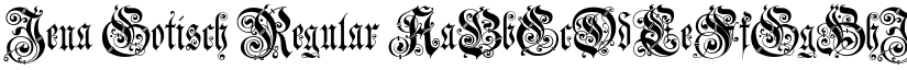 Jena Gotisch Regular font