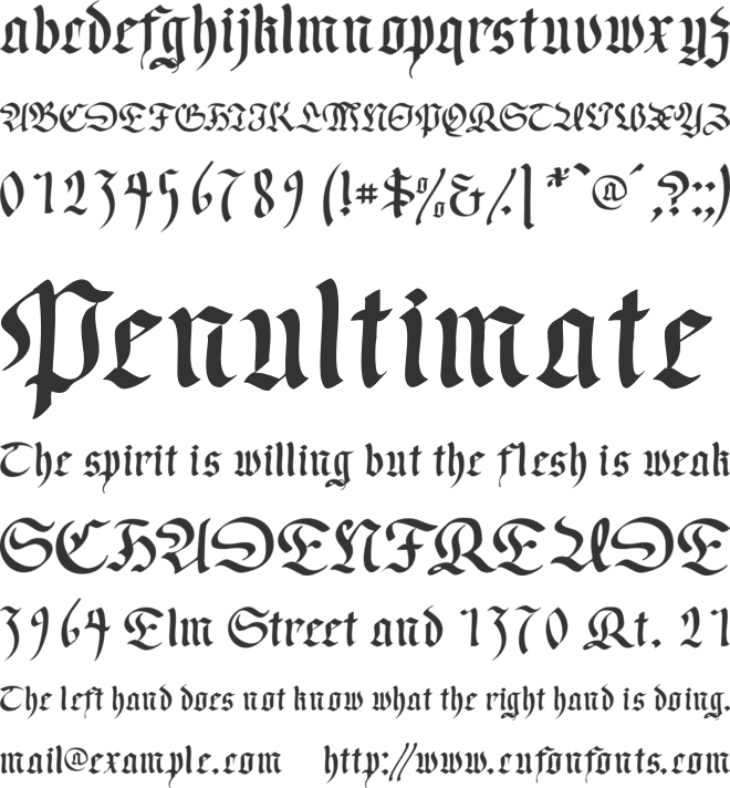 WrittenFrax font preview