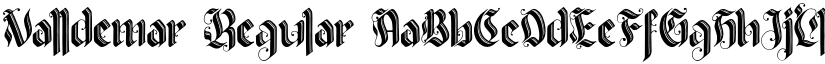 Valldemar Regular font