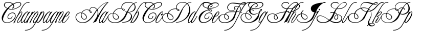 Champagne font