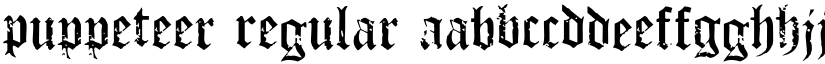 Puppeteer Regular font