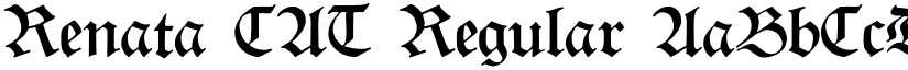 Renata CAT Regular font