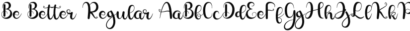 Be Better font download